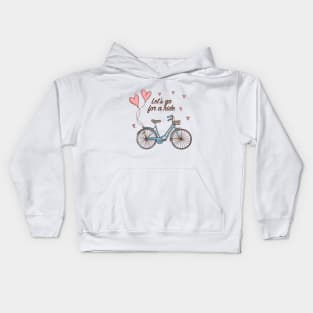 Let's Go For Ride Kids Hoodie